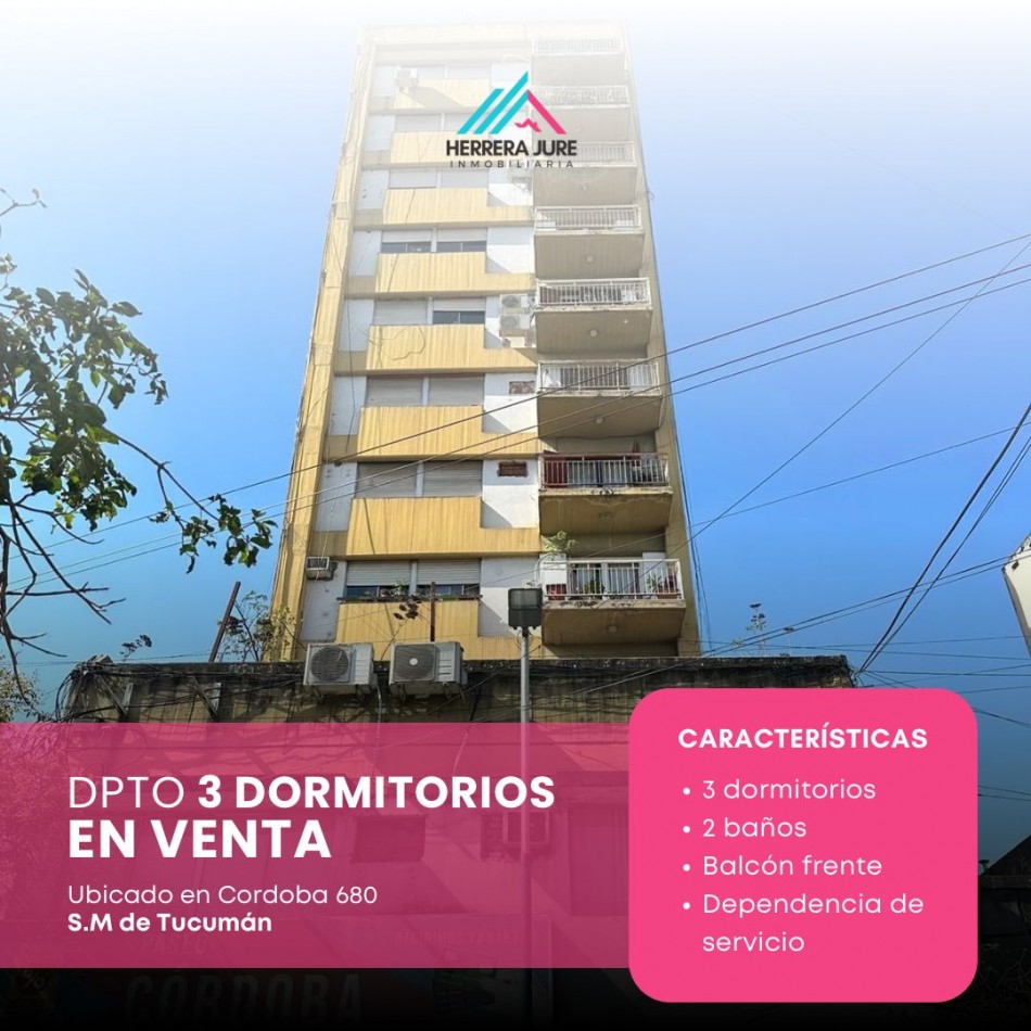 DPTO 3 DORMITORIOS EN ZONA CENTRICA