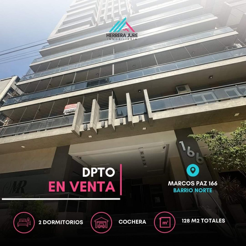 Depto 2 dormitorios en Barrio Norte 