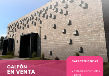 GALPON EN VENTA- IDEAL INVERSION 